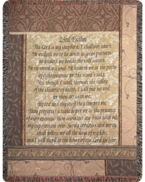 The Lord's My Shepherd Throw (23rd Psalm) from Rees Flowers & Gifts in Gahanna, OH