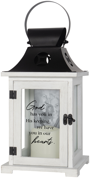 In His Keeping Memorial Lantern from Rees Flowers & Gifts in Gahanna, OH