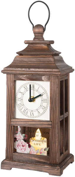 In Celebration Clock Lantern from Rees Flowers & Gifts in Gahanna, OH