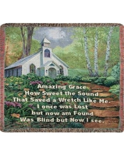 Amazing Grace Throw with Church from Rees Flowers & Gifts in Gahanna, OH