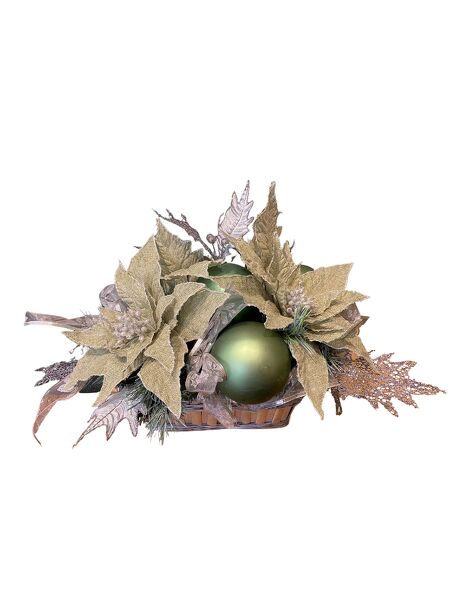 Contemporary Christmas Silk Centerpiece<br><b>Sale! Save 30% from Rees Flowers & Gifts in Gahanna, OH