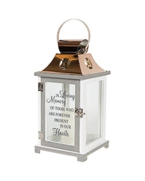 In Loving Memory Memorial Lantern from Rees Flowers & Gifts in Gahanna, OH