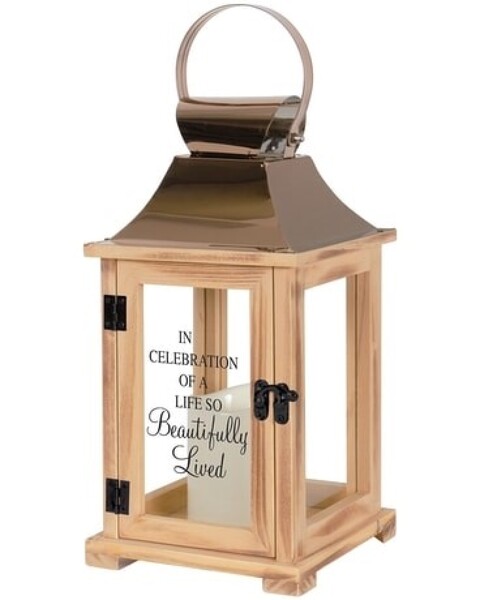 Life So Beautifully Lived Lantern from Rees Flowers & Gifts in Gahanna, OH