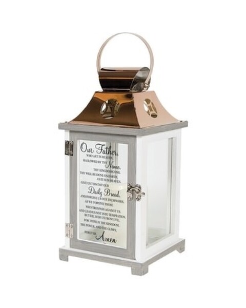 Lord's Prayer Memorial Lantern from Rees Flowers & Gifts in Gahanna, OH