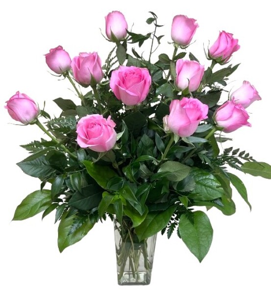 The Classic Dozen Pink from Rees Flowers & Gifts in Gahanna, OH