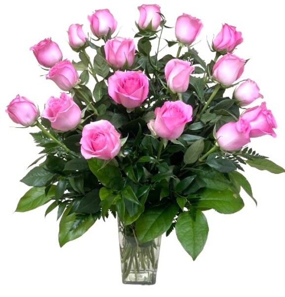The Classic 18 Pink from Rees Flowers & Gifts in Gahanna, OH