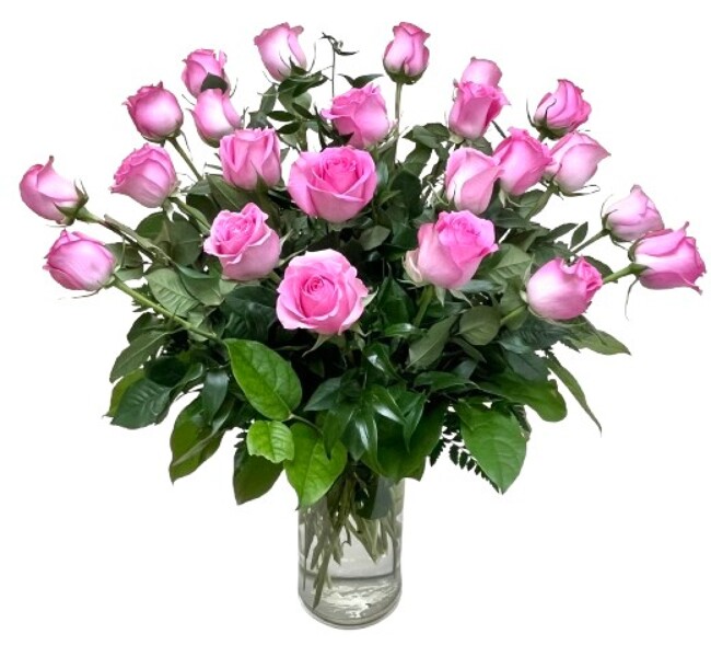The Classic 24 Pink from Rees Flowers & Gifts in Gahanna, OH