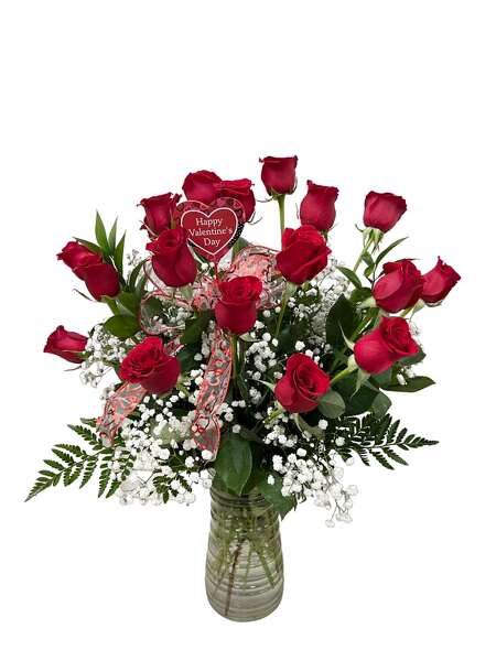 The Valentine 18 (choice of colors) from Rees Flowers & Gifts in Gahanna, OH
