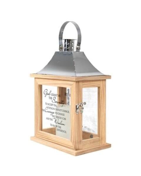 Serenity Prayer Memorial Lantern from Rees Flowers & Gifts in Gahanna, OH