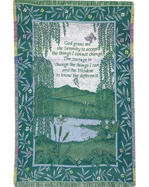 Serenity Prayer Throw from Rees Flowers & Gifts in Gahanna, OH