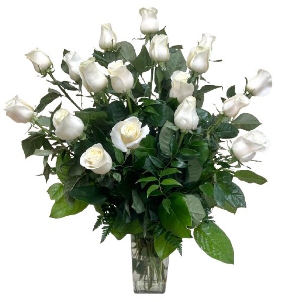 The Classic 18 White from Rees Flowers & Gifts in Gahanna, OH