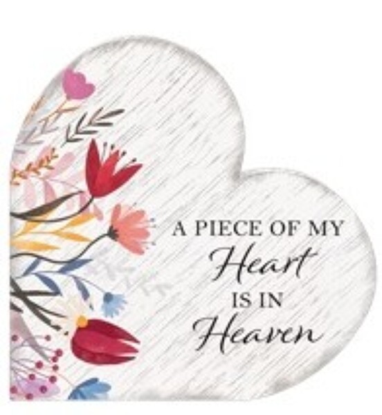 A Piece of My Heart is in Heaven Heart from Rees Flowers & Gifts in Gahanna, OH