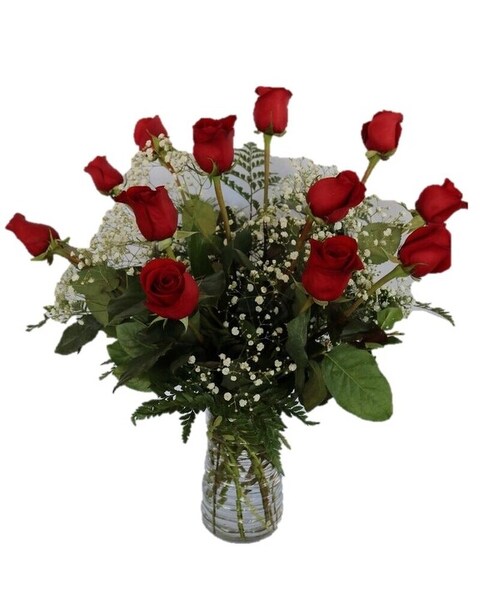 Classic Dozen Roses - Red from Rees Flowers & Gifts in Gahanna, OH