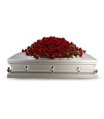 Greatest Love Casket Spray from Rees Flowers & Gifts in Gahanna, OH