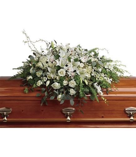 Grandest Glory Casket Spray from Rees Flowers & Gifts in Gahanna, OH
